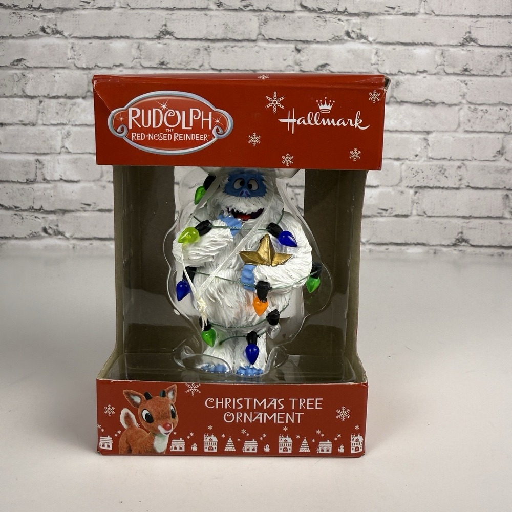 Hallmark Rudolph The Red-Nosed Reindeer Ornament - 3" Abominable Bumble -